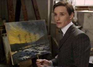 Eddie Redmayne in "The Danish Girl"