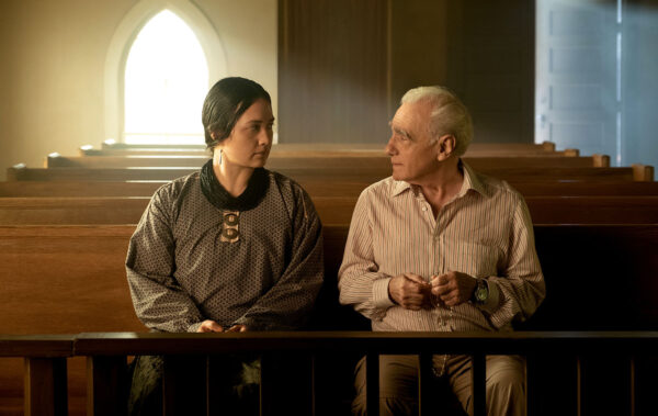 Lily Gladstone und Martin Scorsese